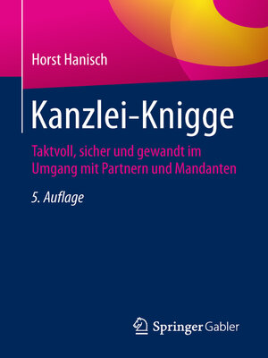 cover image of Kanzlei-Knigge